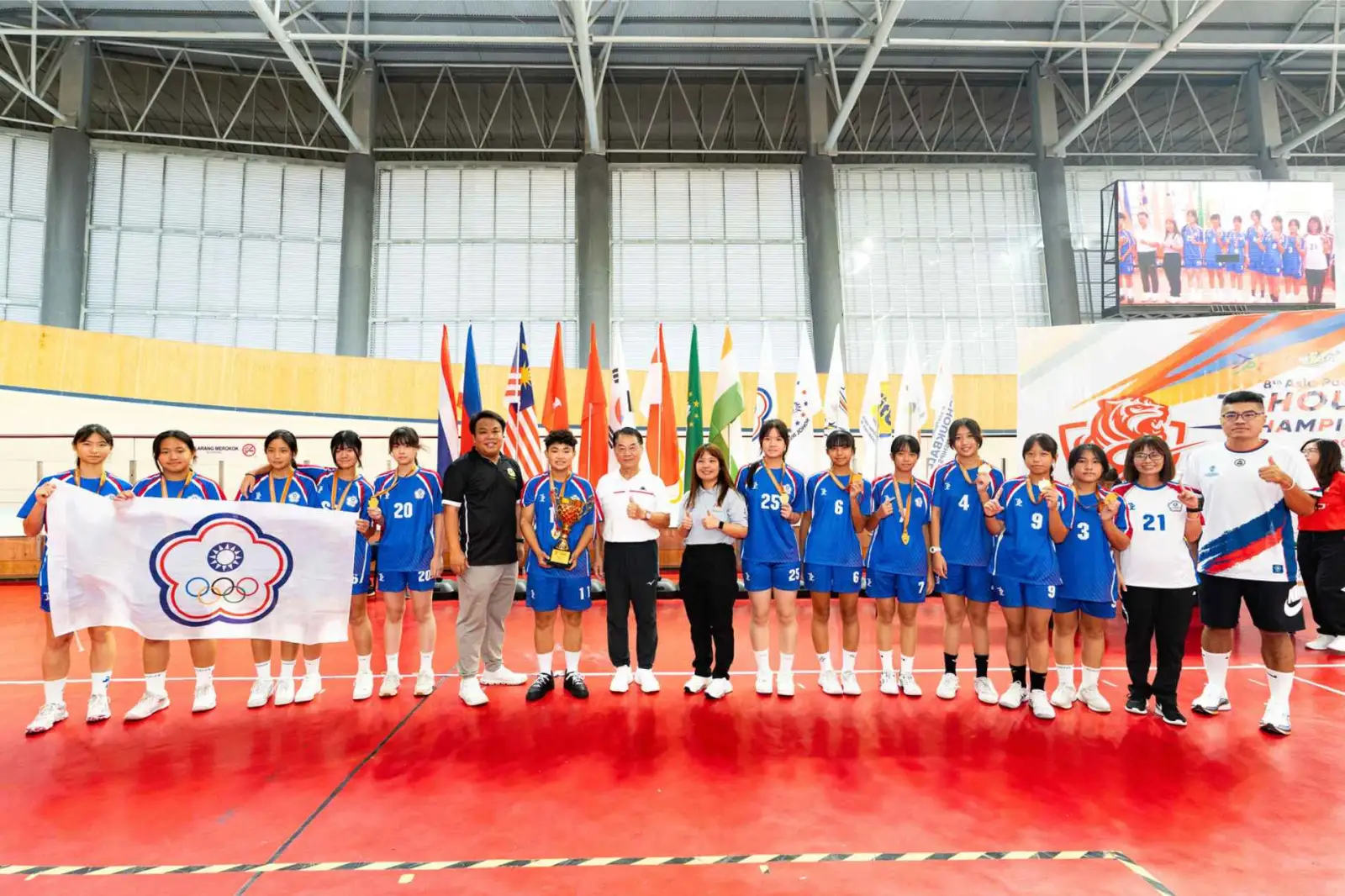 臺北學子國際賽傳捷報　U16女子巧固球七戰全勝勇奪亞洲冠軍