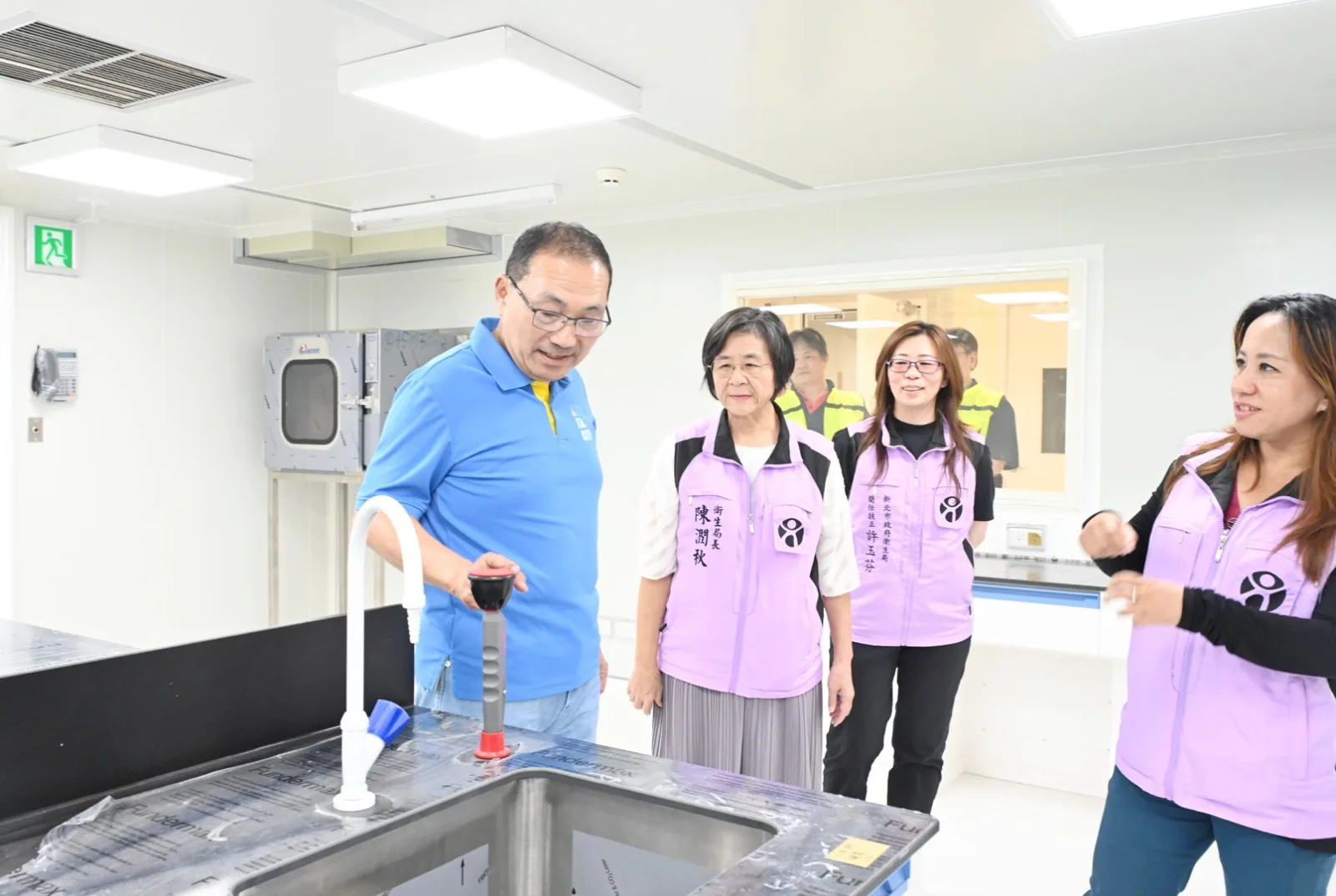 新北重陽實驗室拚第三季完工　侯友宜視察強化食安檢測量能