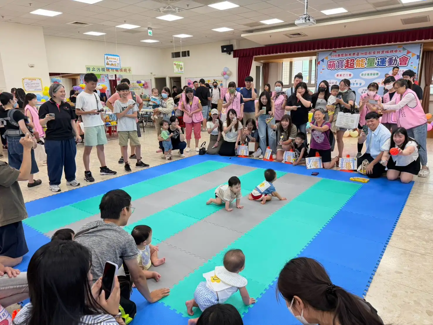 萌寶運動會熱鬧登場　親子同樂結合發展篩檢 陪伴孩子健康成長