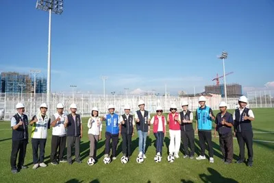 台中國際足球園區拚8月完工　人工草副球場取得FIFA最高等級認證