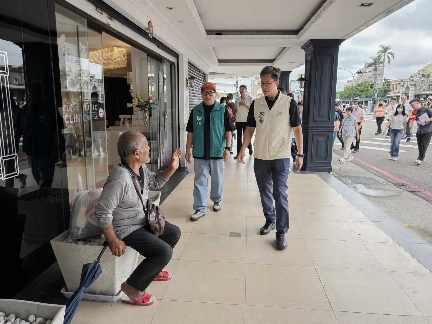 竹市跨局處關懷街友防熱傷害　提供休憩空間兼顧市容環境