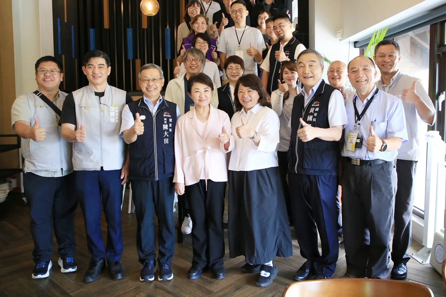 黃敏惠率嘉市府團隊取經臺中　參訪綠美圖、中央公園借鏡城市建設
